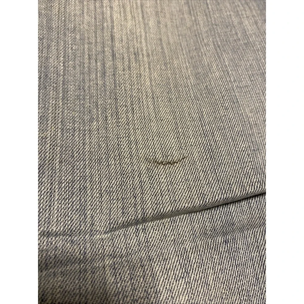 VTG Akademiks Denim Jeans 36 Embroidered Streetwear Missing Button  RN0100964